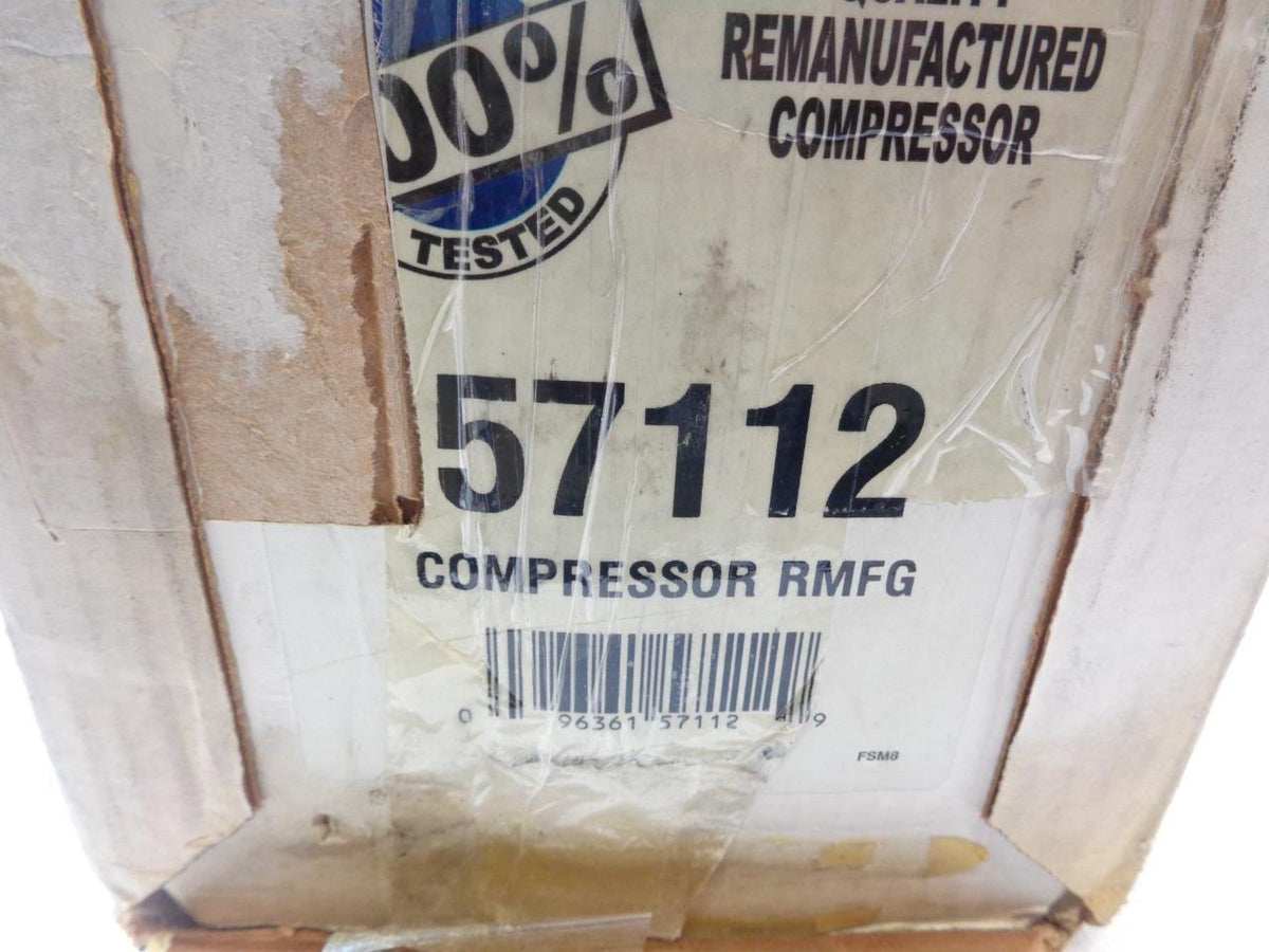 REMAN FACTORY AIR 4 SEASONS 57112 AC COMPRESSOR 82-92 FORD, MERCURY (VARIOUS) R1