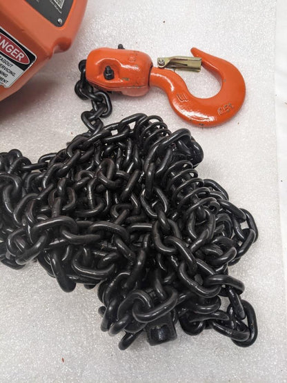 PROWINCH PWR05i 1/2 TON ELECTRIC CHAIN HOIST 2 SPEED 20FT G100 CHAIN NEW BSR3.1