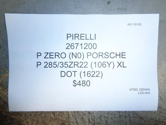 1 PIRELLI P ZERO (N0) PORSCHE P 285 35 22 (106Y) XL TIRE 2671200 CQ2