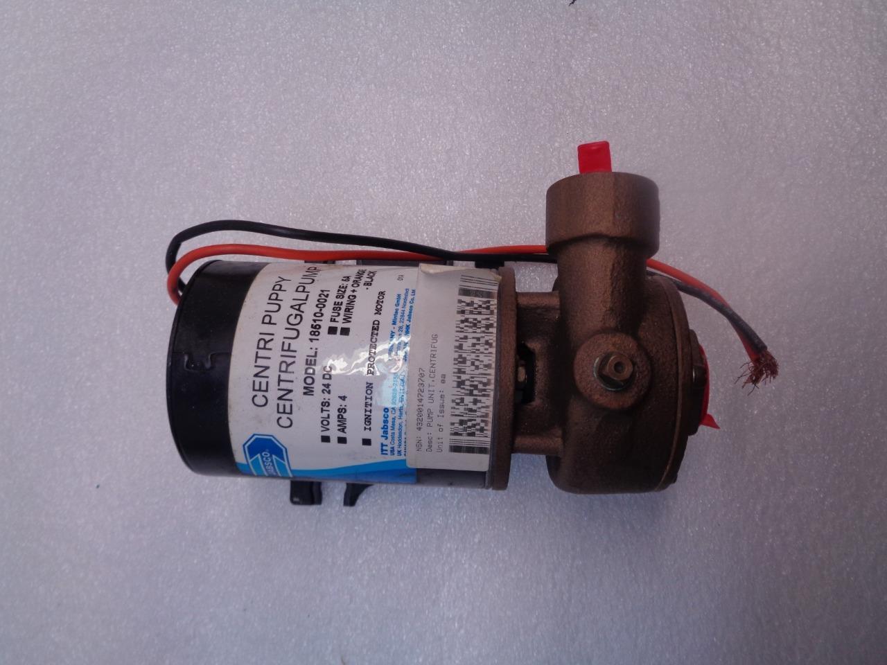 NEW JABSCO CENTRI PUPPY CENTRIFUGAL PUMP 18510-0021 IGNITION PROTECTED MOTOR R13