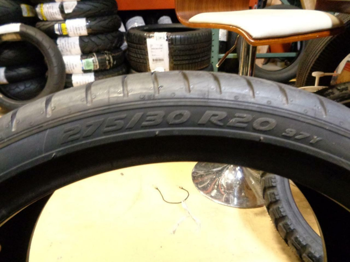 1 USED PIRELLI P-ZERO BMW RUNFLAT PZ4 275 30 20 97V 7/32" 2 PATCHES 2796900