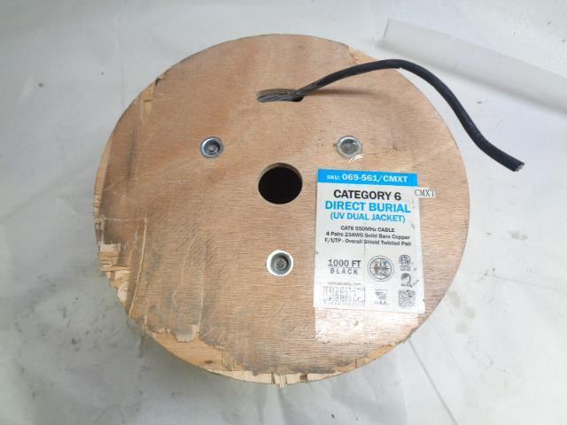 VC VERTICAL CABLE 069 561/CMXT CAT6 F/UTP 1000FT SHIELDED DIRECT BURIAL NEW H2