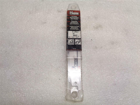 NEW 4 PACK MORSE 6 INCH RECIPROCATING SAW BLADES 10 TPI RB618 SP2T1