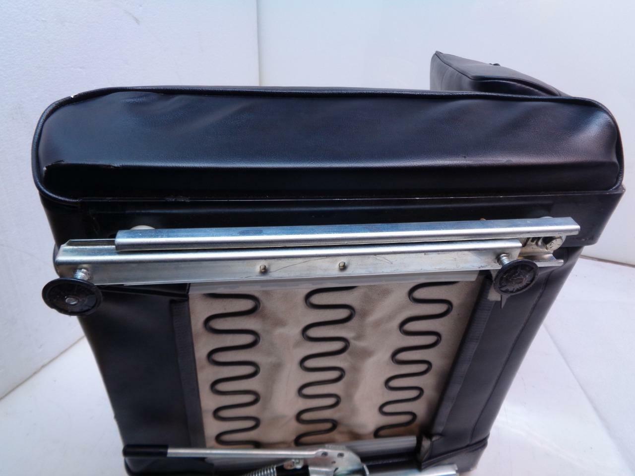 NEW GENUINE CAT INDUSTRIAL MULTI TERRAIN LOADER BLACK VINYL CUSHION SEAT SR