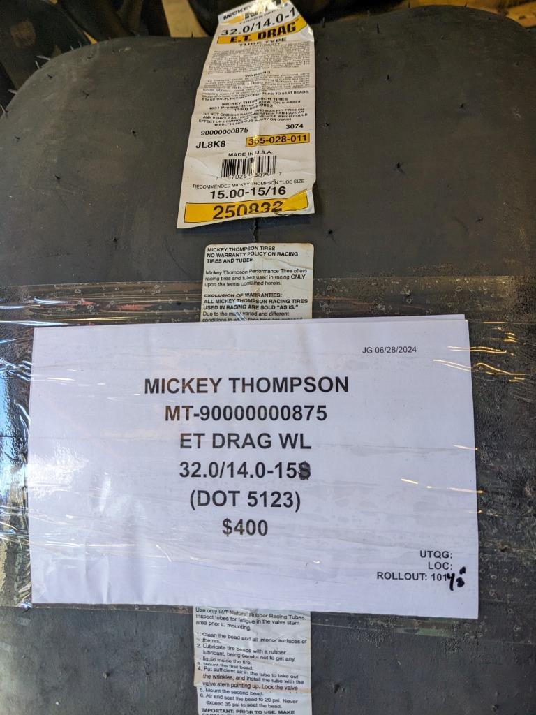 MICKEY THOMPSON ET DRAG WL 32 14 15 DRAG RACING TIRE 90000000875 CQ3