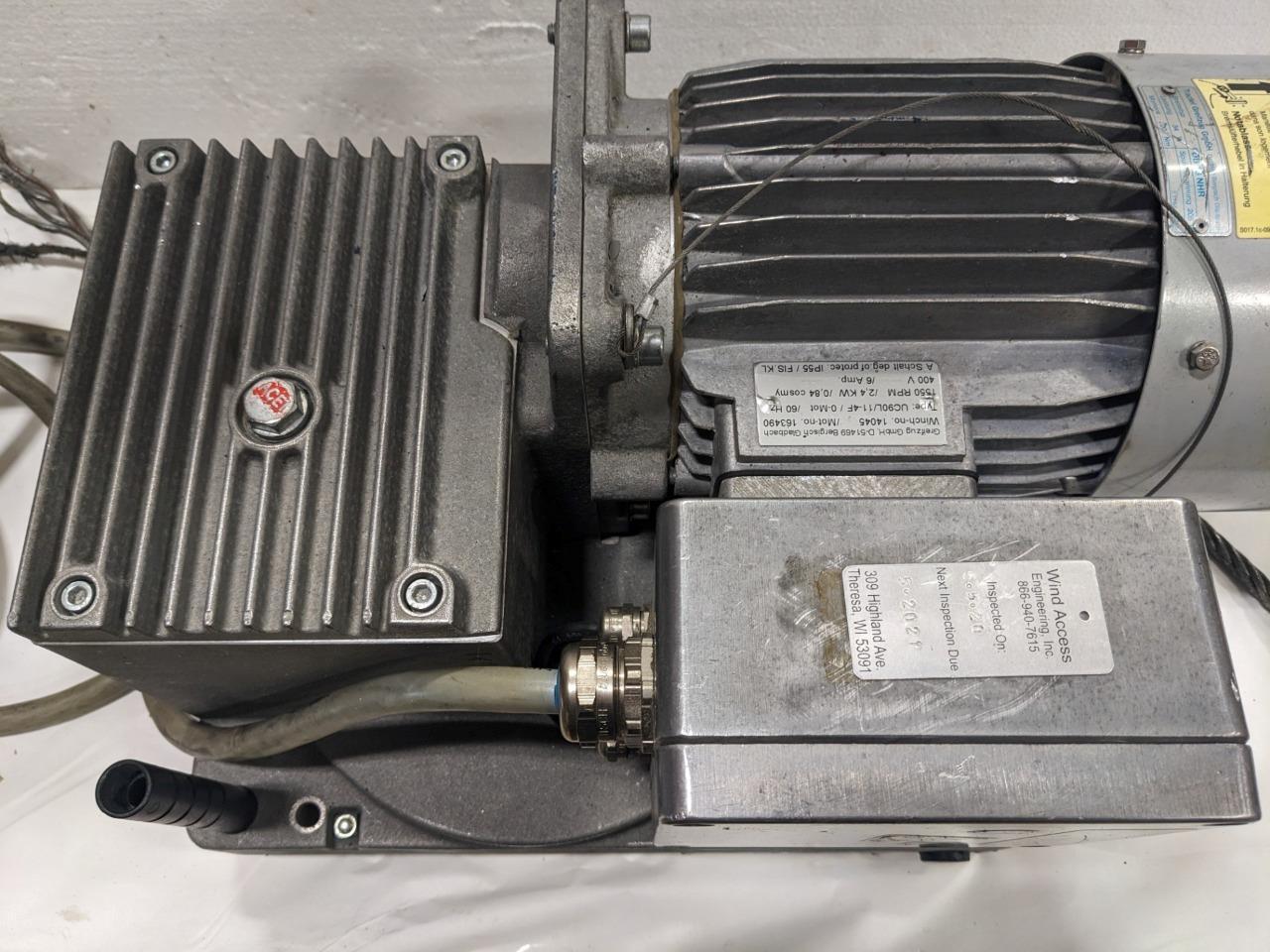 USED TIRAK TM ELECTRIC ROPE HOIST 2017 839KG / 1849LBS TYPE XE 1030 PO BSRG4