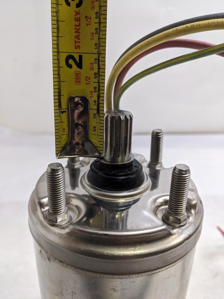 FRANKLIN ELECTRIC 2345229404 SUBMERSIBLE WELL MOTOR 3-WIRE 460V 3/4HP 3PH NEW H2