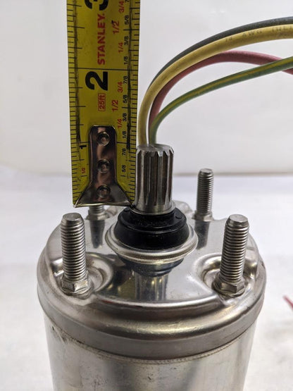 FRANKLIN ELECTRIC 2345229404 SUBMERSIBLE WELL MOTOR 3-WIRE 460V 3/4HP 3PH NEW H2