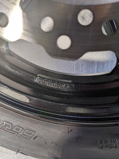 KAWASAKI F-0633 FRONT WHEEL 12XMT2.5 & 100/90-12 49J TIRE FOR Z125 PRO NEW KSLR