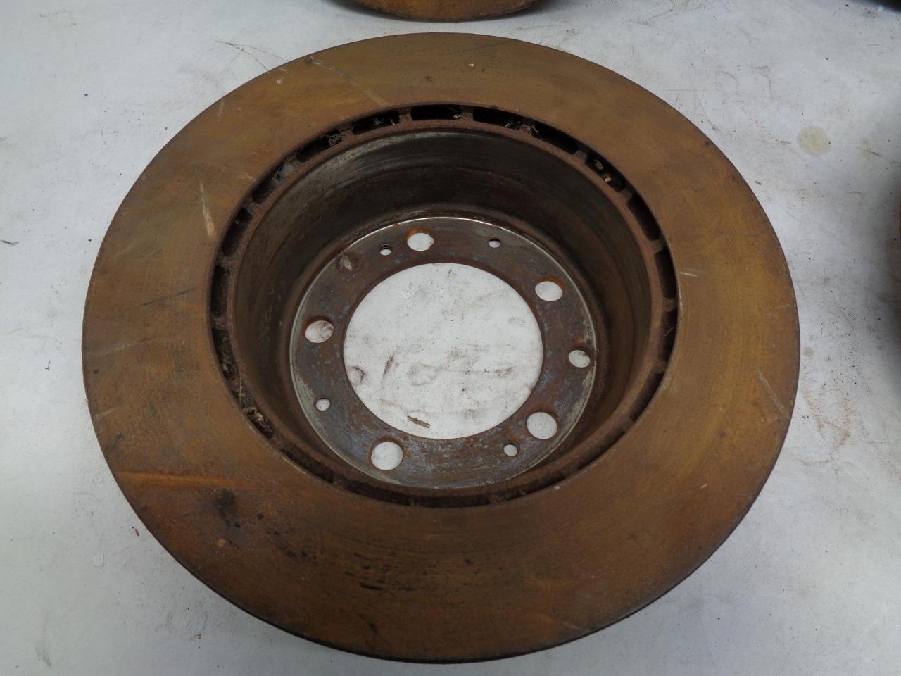 FULL SET USED GENUINE PORSCHE 928 92-95 DISC BRAKE ROTORS 928 351 045 01