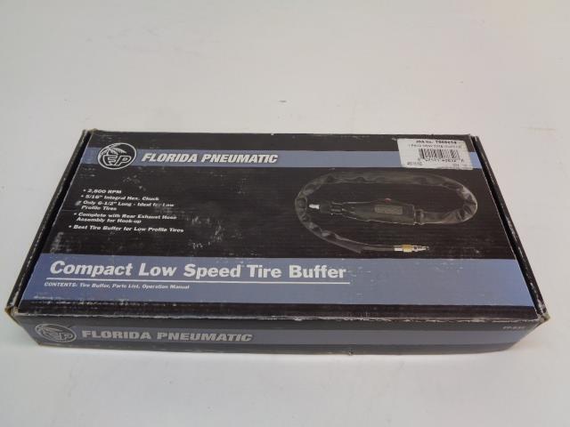 1 NEW FLORIDA PNEUMATIC LOW-SPEED TIRE BUFFER 2800 RPM FP-832 7008014 R27