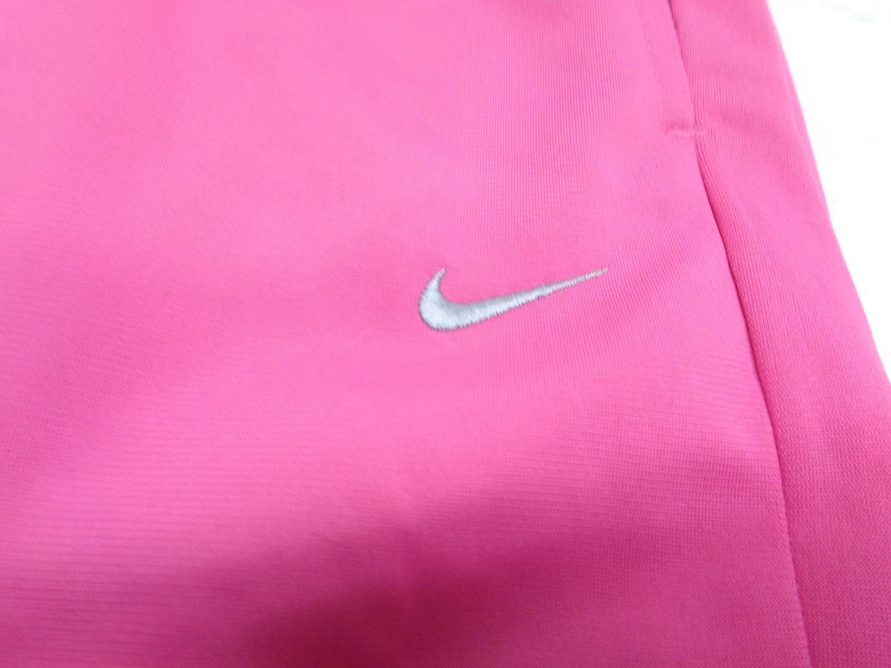 PAIR NEW NIKE WOMENS THE ATHLETIC DEPARTMENT 521901 PINK TRACK PANTS MEDIUM SR