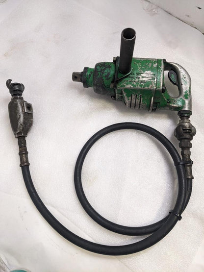 CLECO PNEUMATIC AIR IMPACT WRENCH 1-1/2'' SQUARE DRIVE 1201-3002 FT/LB USED R22