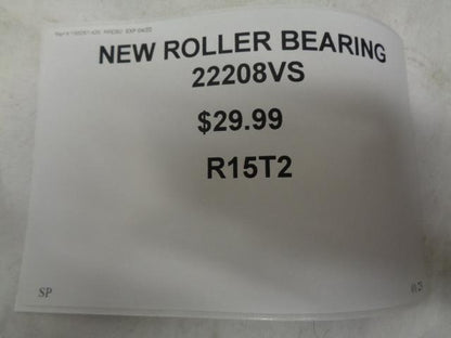 NEW ROLLER BEARING 22208VS R15T2