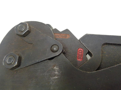 USED THOMAS & BETTS TBM5 SHURE STAKE TOOL W/ 3 COLOR-CODED DIES R27