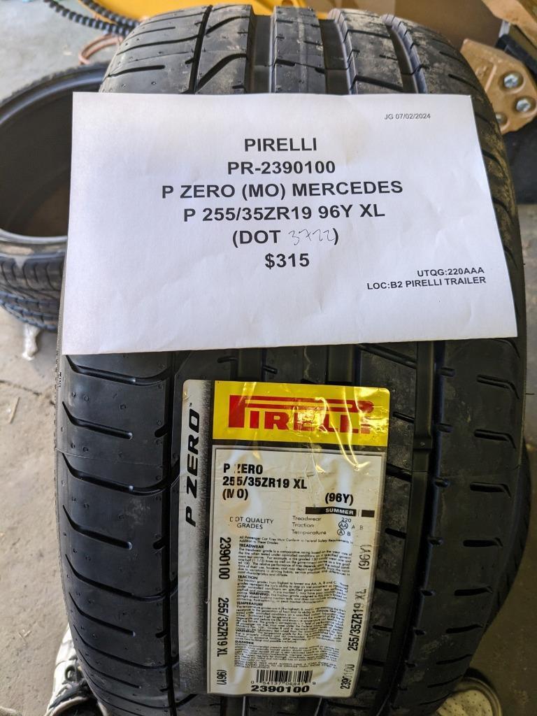2 PIRELLI P ZERO (MO) MERCEDES P 255 35 19 (96Y) XL ALL SEASON TIRES 2390100 CQ3