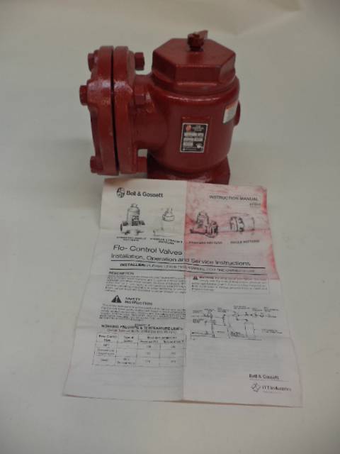 NEW BELL & GOSSETT FLO CONTROL VALVE A-3" L90 125 PSI FREE SHIPPING