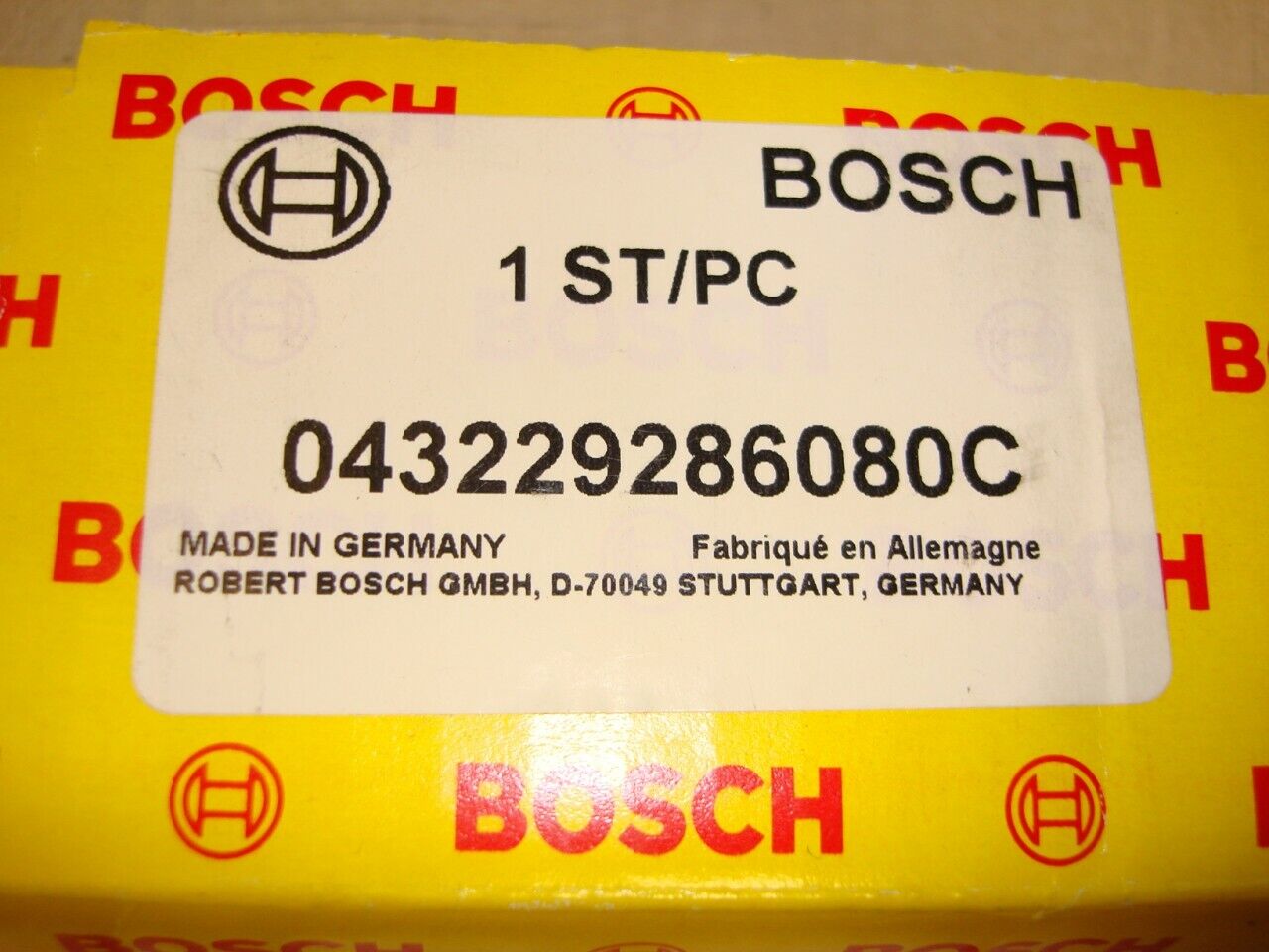 BOSCH DIESEL INJECTOR SEAT KBEL 162S93 043229286080C R11TB