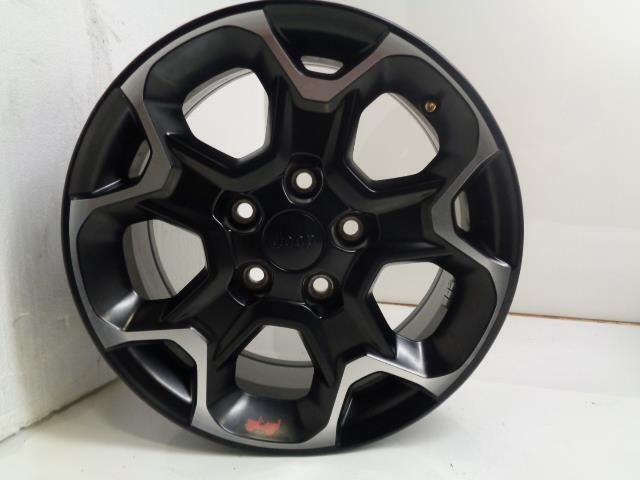 USED Mopar Jeep Wrangler Wheel Black Polished #6BZ391XFAA  5x127 17x7.5 ET44.45