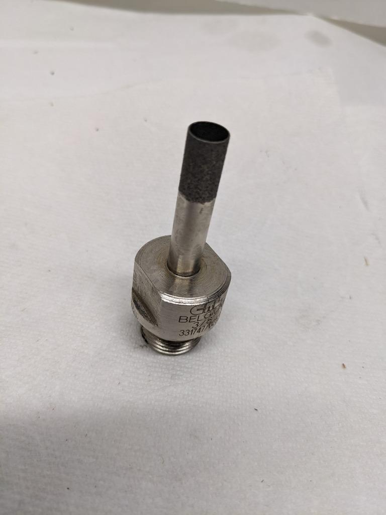 CRL HBT38 331747/025 3/8" BELGIAN THREAD ELECTRO-FORMED DIAMOND DRILL NEW D0