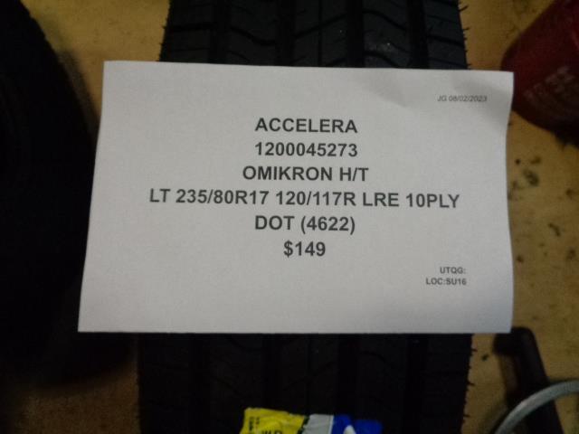ACCELERA OMIKRON H/T LT 235 80 17 120/117R LRE 10PLY TIRE 1200045273 BQ4