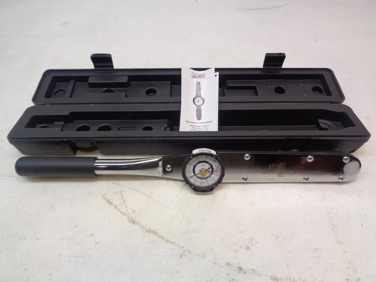 NEW JETCO 0-175 ftlb MECHANICAL DIAL TORQUE WRENCH D3-175F SR