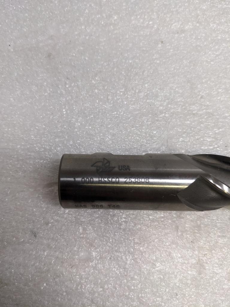 BRUBAKER TOOL 85468 END MILL M42 4-FLUTE T350G28-4 1" DIA. 0.150 RAD. NEW R22T5