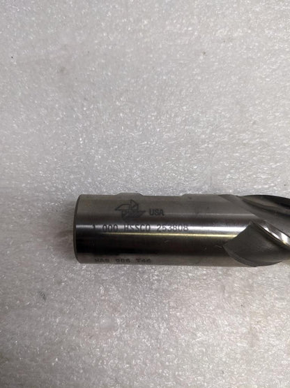 BRUBAKER TOOL 85468 END MILL M42 4-FLUTE T350G28-4 1" DIA. 0.150 RAD. NEW R22T5