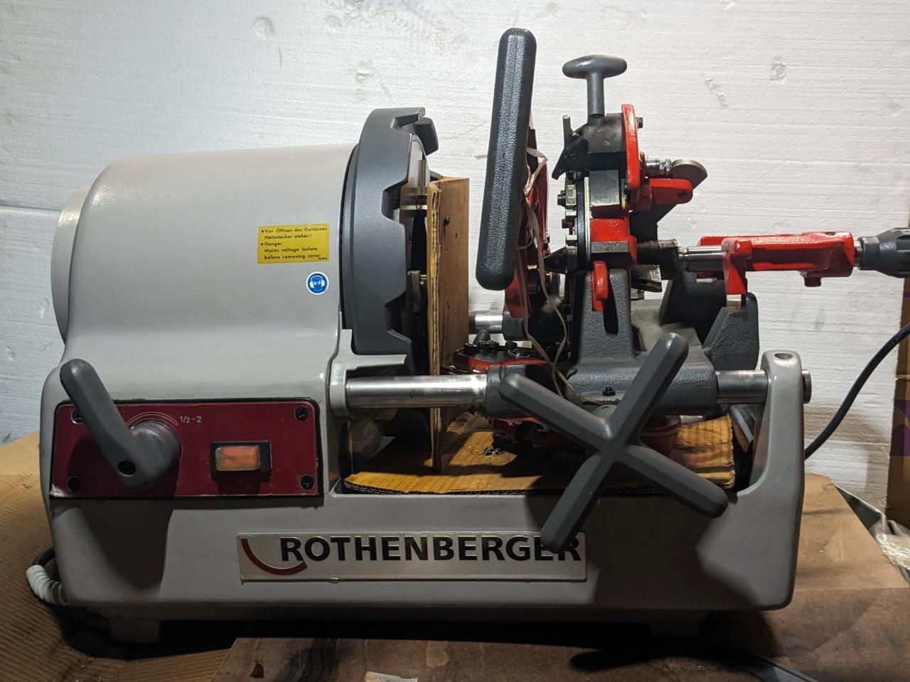 ROTHENBERGER 63006 Pipe Threading Machine 1/2 To 4 In B2