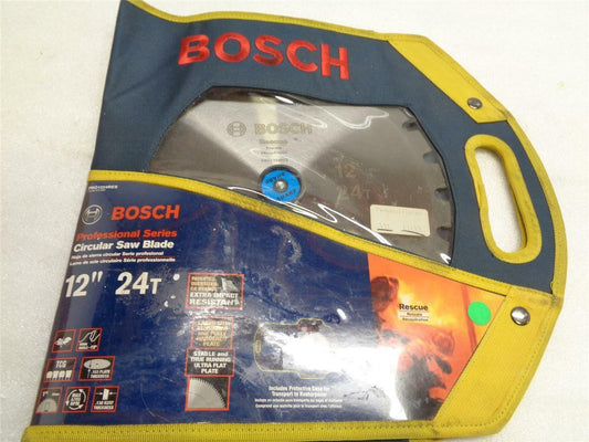 NEW BOSCH RESCUE BLADE 12" DIAMETER 24T 1" ARBOR TCG SAW BLADE PRO1224RES SP1T2