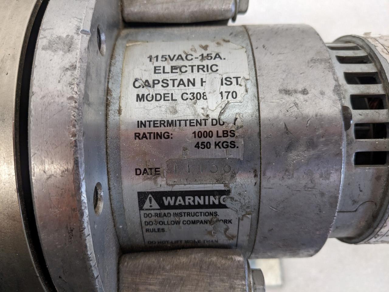 CHANCE HOIST C3081170 1000 LBS (115V AC) NEW B1B2