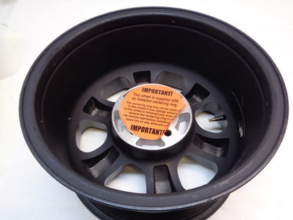 NEW FUEL OFFROAD MATTE BLACK MACHINED w DARK TINT 17x9 ET1 D56417907350 WHEEL SR