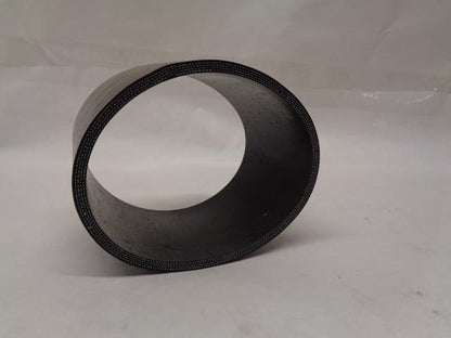 POWERHOUSE RACING STRAIGHT BLACK 4 PLY SILICONE COUPLER 4" DIA. 3" HT R24T7