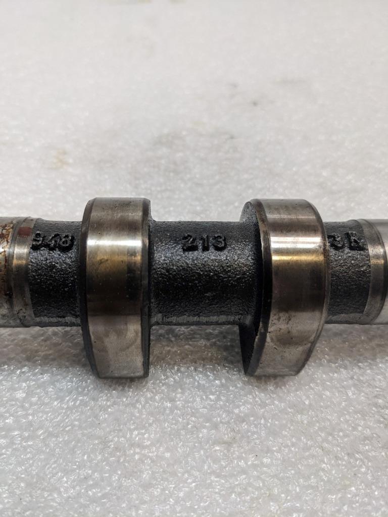 PORSCHE CAYENNE INTAKE CAMSHAFT WITH DRIVER LEFT INLET BRACKET 9482133R USED R24