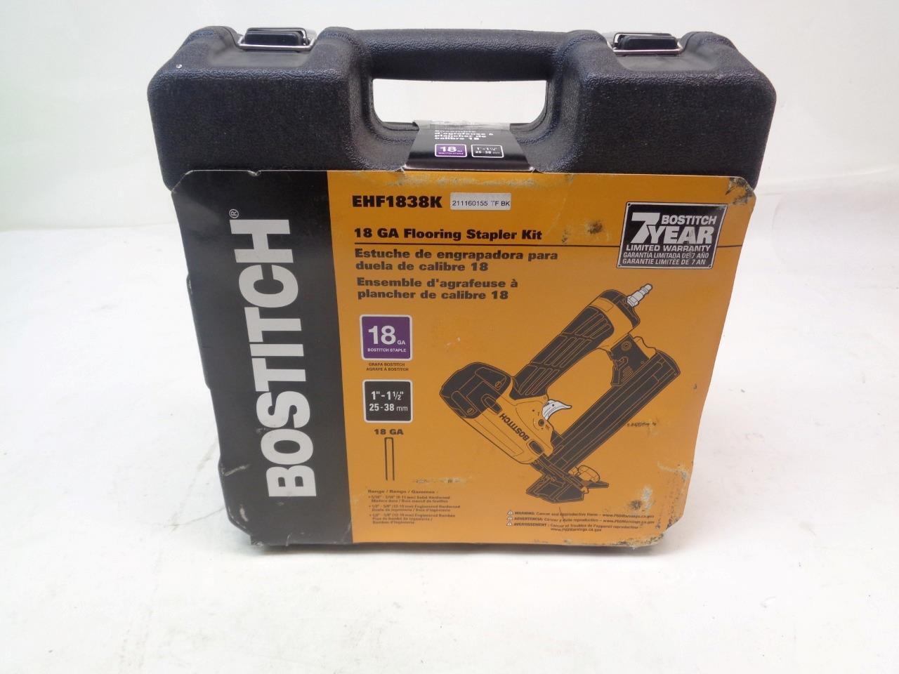 NEW BOSTITCH 1.5" 18 GAUGE FLOORING STAPLER EHF1838K BSR35