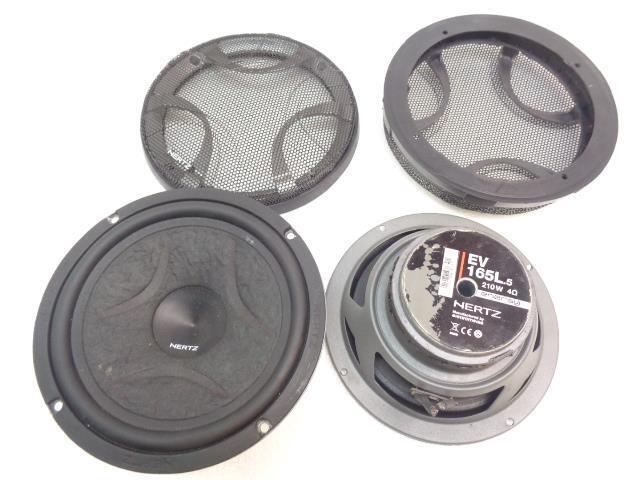 PAIR OF HERTZ EV165L.5 ENERGY SERIES 210W 6.5" 4OHM SPEAKERS USED R5