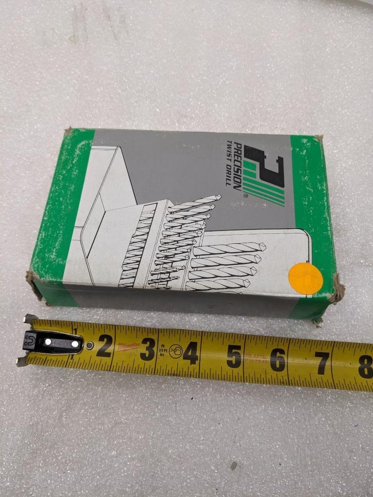 PRECISION TWIST DRILL 5995520 DRILL BIT SET 15PC 1/16"-1/2" BY 1/32" NEW R22T5
