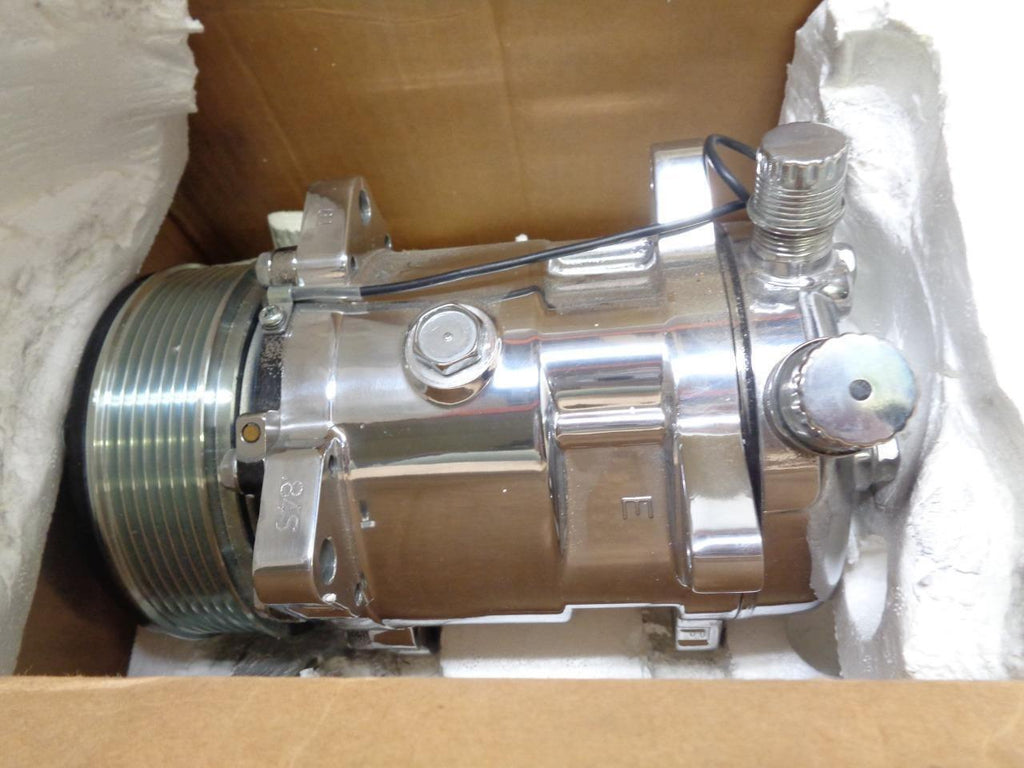 NEW SANDEN S135 AC COMPRESSOR (UNKNOWN FITMENT, SEE DESC) R2