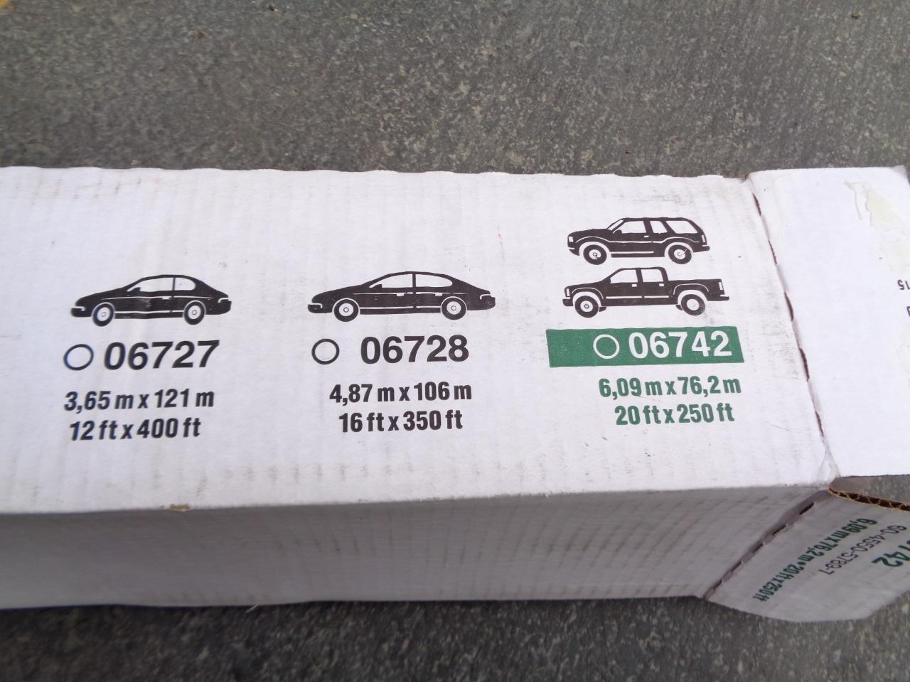 3M OVERSPRAY PROTECTIVE SHEETING 20'x250' 06742 R10