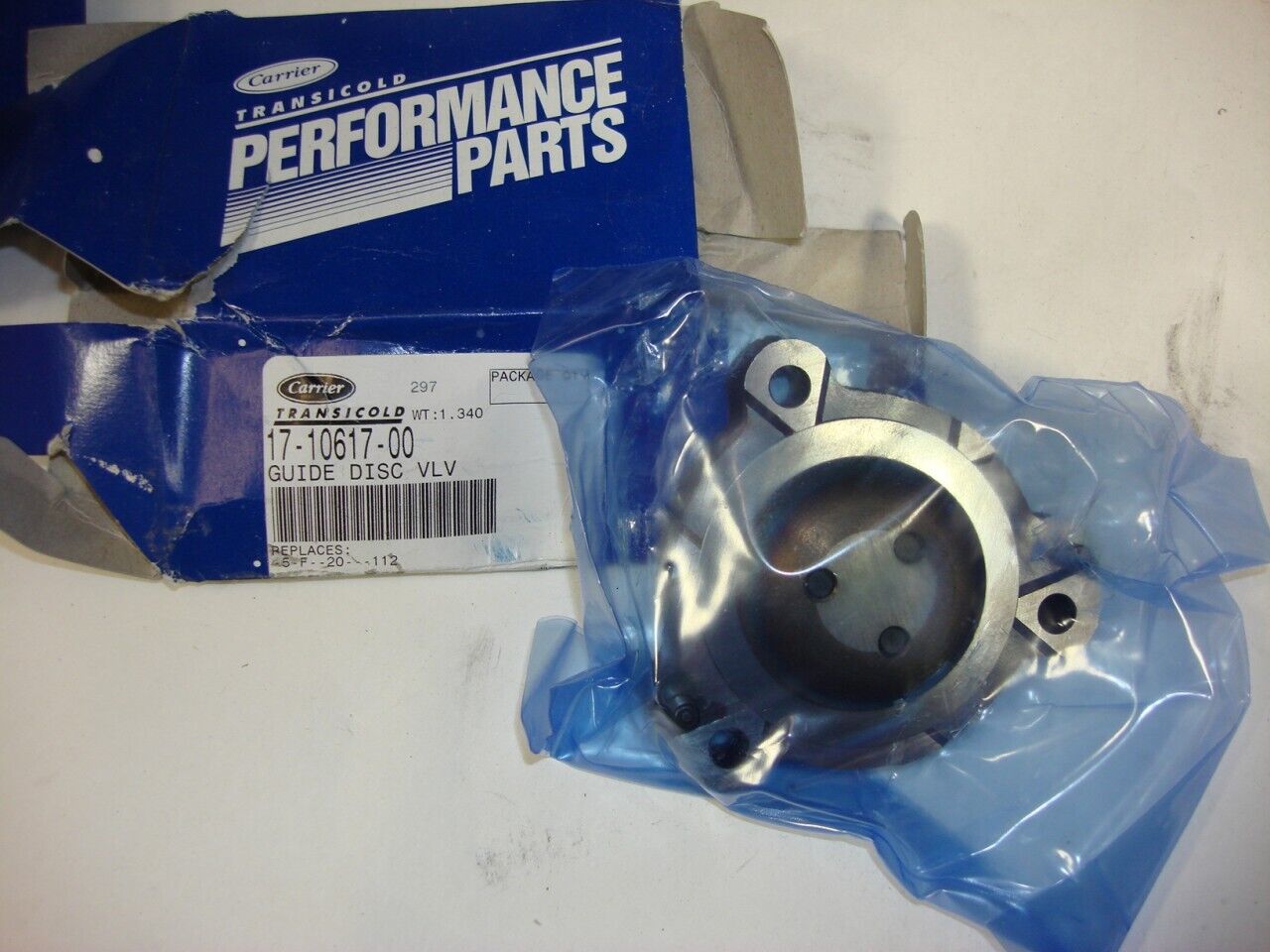 NEW CARRIER TRANSICOLD GUIDE DISC REFRIGERATION VALVE 17-10617-00 R15T2