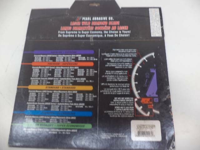 NEW PEARL ABRASIVE STANDARD 14" CONCRETE LASER WELD DIAMOND BLADE LW1412CS SP2T2