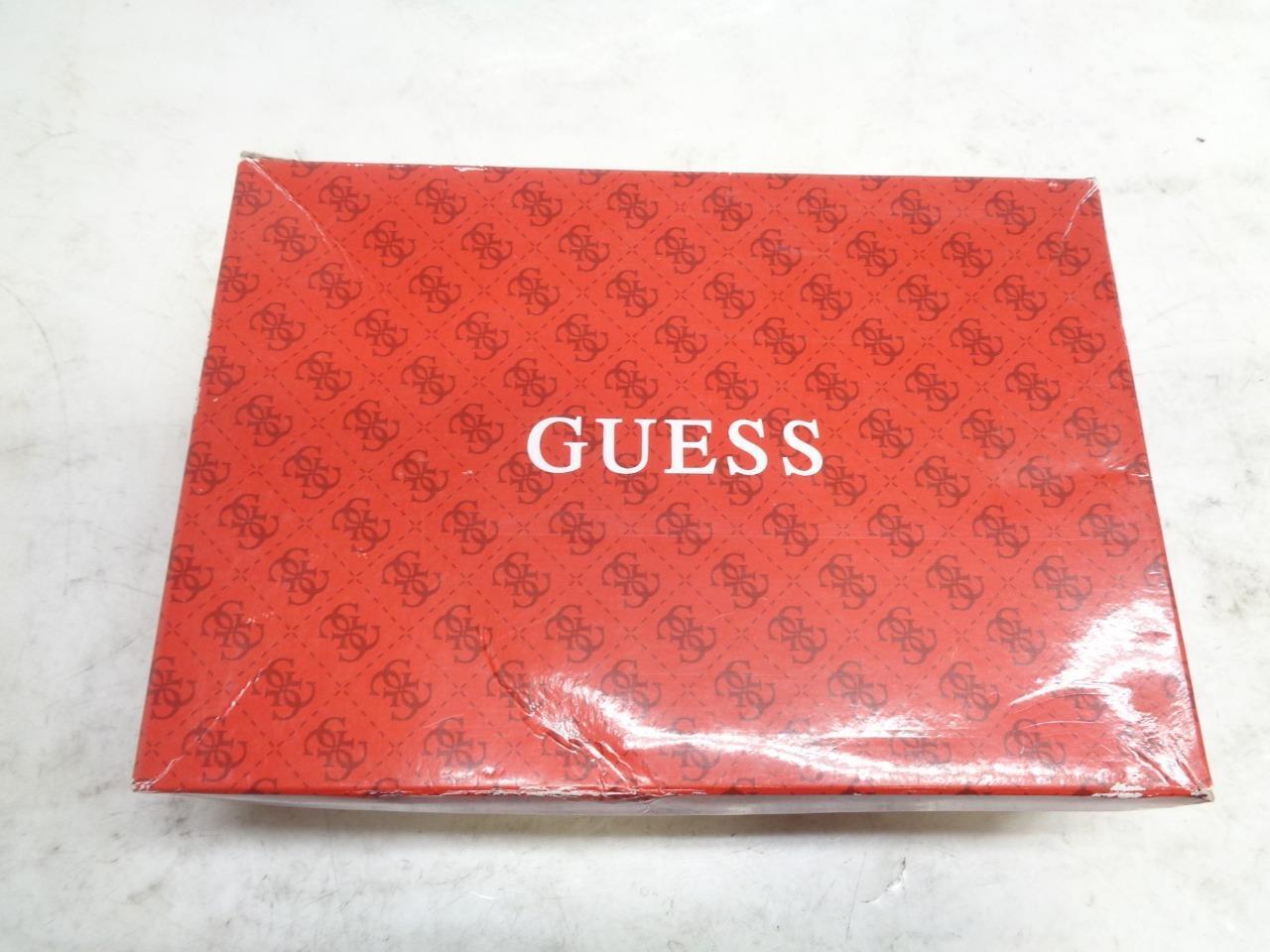 PAIR OF NEW GUESS WOMEN'S WG CAROLE BRONZE MULTI LEATHER 3 INCH HIGH HEELS SR