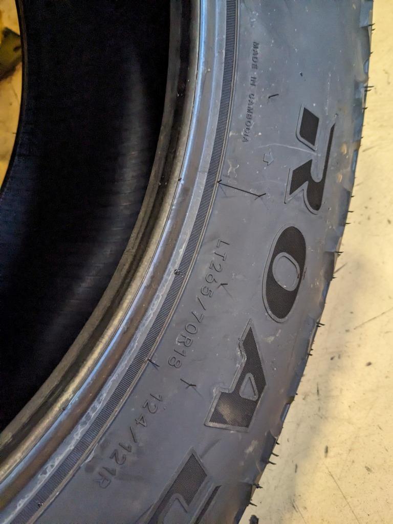 ROADX RXQUEST ATQX12 LT 265 70 18 124/121R LRE 10PLY TIRE 1600112K CQ3