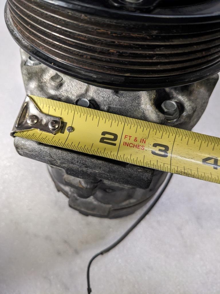 PORSCHE 911 996 BOXSTER DENSO A/C COMPRESSOR W/PIPE 99612601152 USED 996B.G.L.