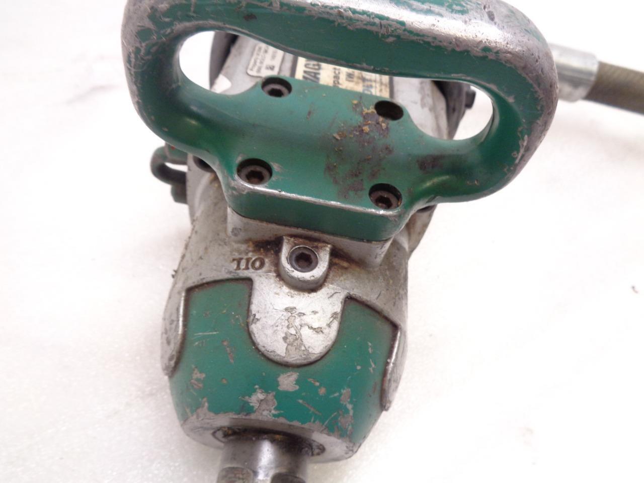 USED BOLTTECH MANNINGS REAR HANDLE 1" IMPACT WRENCH 1,700ft/lb IW1.00 GREEN H2