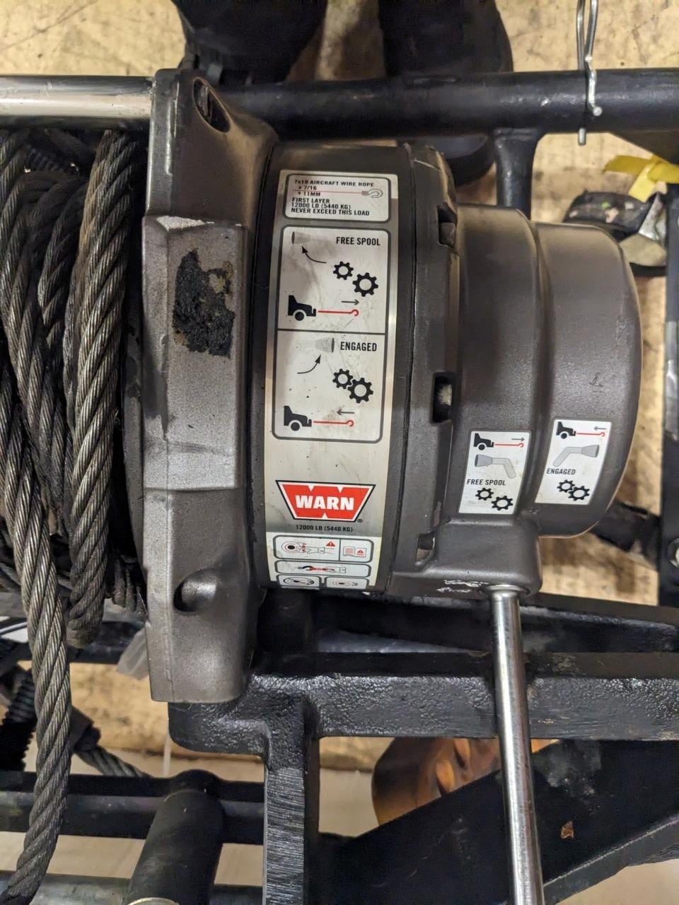 WARN 12000 LB RAM 12000 SERIES HIGH TORQUE WINCH B2