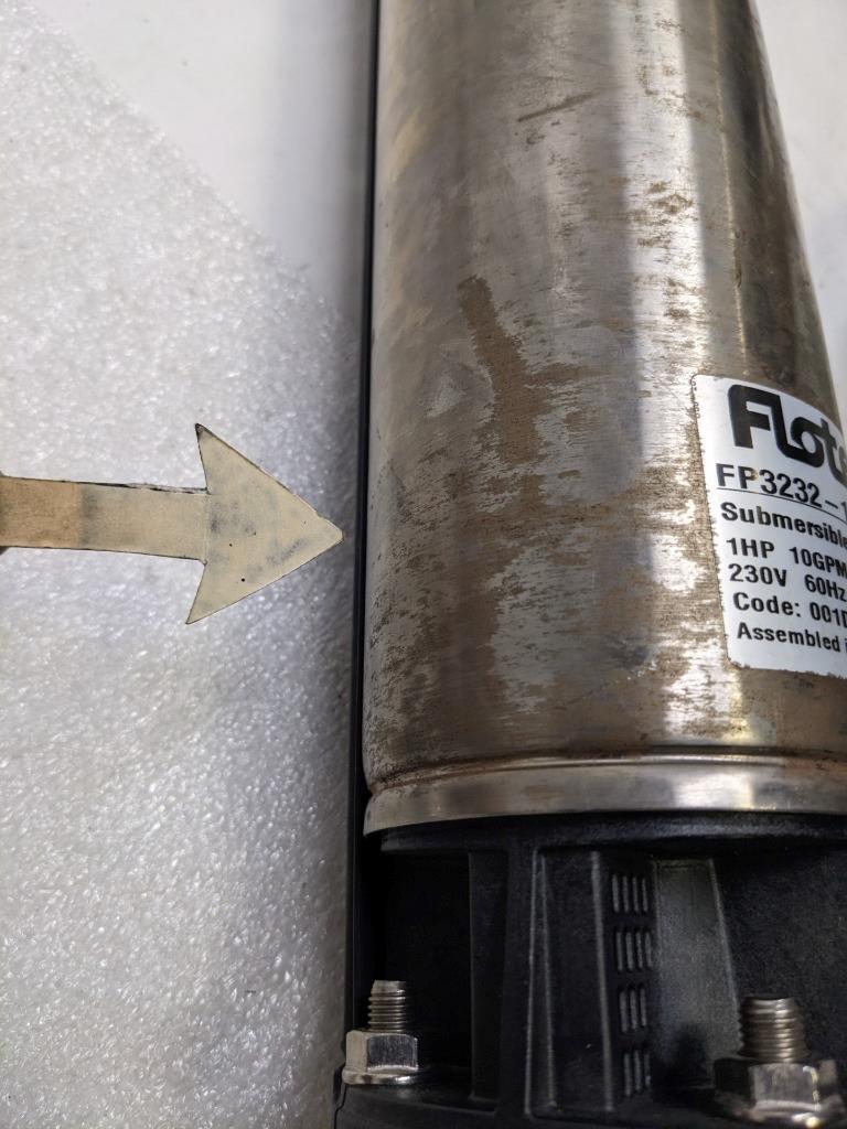 FLOTEC FP3232-12 SUBMERSIBLE WELL PUMP 3-WIRE 230V 60HZ 1PH 1HP 10GPM NEW H2