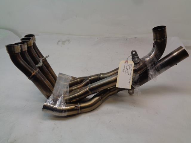 USED M4 DUAL EXHUAST PIPE W/ MANIFOLD FOR MOTORCYCLE SPORTBIKE INCOMPLETE R16