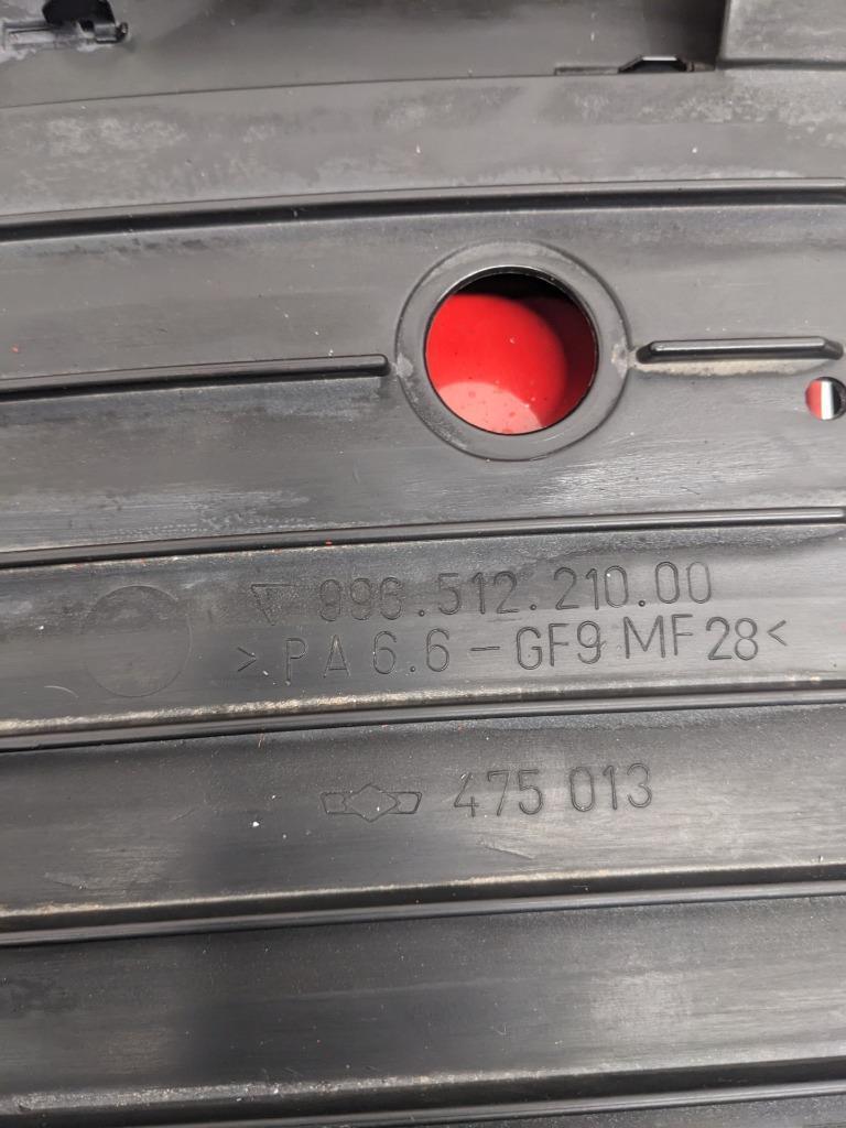 PORSCHE REAR TRUNK LID RED W/ GRILLE & LOWER BRACKET FOR 94 996 CARRERA USED R22