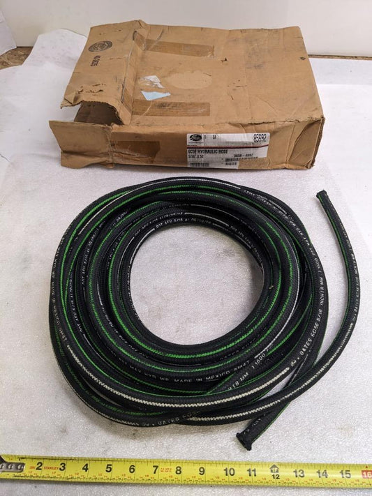 GATES 6C5E HYDRAULIC HOSE 50' OAL 5/16" ID 1.5K PSI MAX NEW R15
